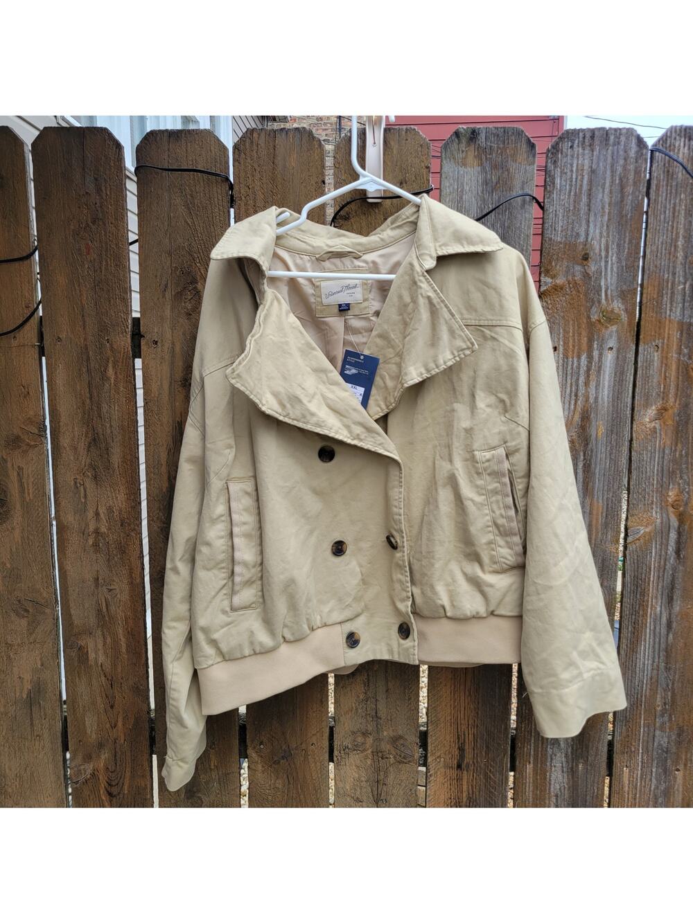 NWT Universal Thread Tan Beige Women Coat  XXL